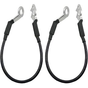 Pair Rear Tailgate Cables Lift Gate Support Straps Pickup Compatible with Che-vy Silverado for G-M-C Sierra for Ca-dillac Escalade for Hum-mer H2 16637944