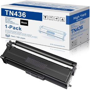 TN436 TN-436 Toner Cartridge 1-Pack Black, Replacement for Brother TN436BK TN-436BK TN436 HL-L8260CDW HL-L8360CDW MFC-L8610CDW MFC-L8690CDW MFC-L8900CDW MFCL9570CDW Printer (tn436bk 1-Pack)