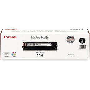 1980B001 Canon Genuine Toner, Cartridge 116 Black, 1 Pack, for Canon Color imageCLASS MF8050Cn, MF8080Cw Laser Printer (CNMCRTDG116BK)