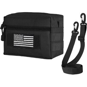 bvya Molle Pouch - Tactical Compact Water-Resistant EDC Admin Pouch Multi-Purpose Utility Gadget Gear Pouch