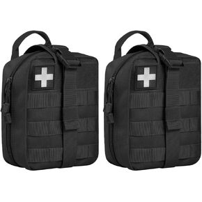 2 قطعة حقيبة الإسعافات الأولية، حقيبة طبية تكتيكية عسكرية مولي IFAK حقيبة أدوات النجاة في حالات الطوارئ في الهواء الطلق in Kuwait