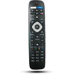 Replacement Remote Control for 55PFL5901/F7 55PFL5402/F7 40PFL4609/F7A 40PFL4909/F7A 49PFL4909/F7B Philips Smart TV