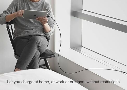 كابل USB C بطول 15 قدم إلى USB C 100 واط، سلك شحن سريع USB-C، كابل شحن Wosixima USB من النوع C متوافق مع iPhone 15، وMacBook Pro، وiPad Air 4، وiMac، وSamsung Galaxy S24/S23/S22، وGoogle Pixel 6، وPS5 ،أسود in Kuwait