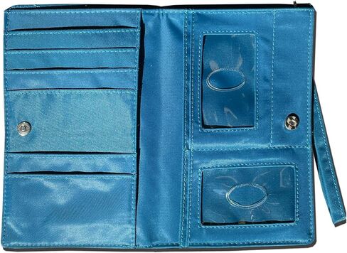 Big Skinny Women's Plus Size myPhone Bi-Fold Slim Wallet, Holds Up to 20 Cards in Kuwait