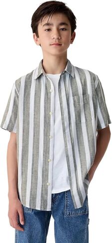 GAP Boys' Ss Linen Top in Saudi Arabia