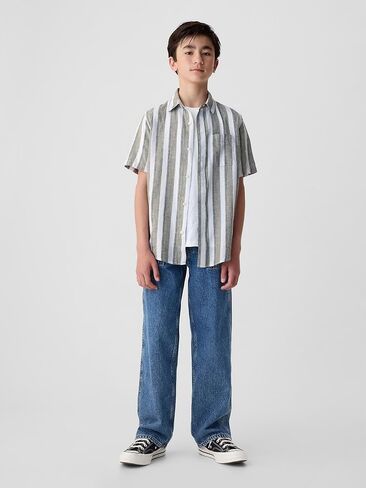 GAP Boys' Ss Linen Top in Saudi Arabia