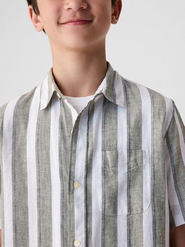GAP Boys' Ss Linen Top in Saudi Arabia