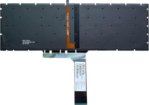 لوحة مفاتيح الكمبيوتر المحمول ذات التصميم الأمريكي KB لـ MSI GS63 GS60 GS70 GT72 GE62 GE72 PE60 PE70 GT62 GL62 GL62M GP62 GL72 GP72 PE62 GE63 GE73 GS63VR WS60 GE62VR GE73VR GT62VR، نص أحمر، إضاءة خلفية in Kuwait