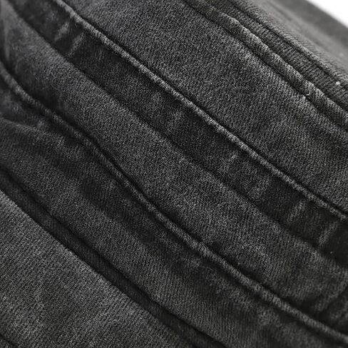 XYIYI Retro Washed Military Caps Cotton Cadet Army Caps Vintage Flat Top Cap in Saudi Arabia