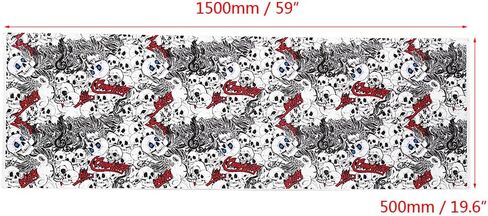 50 * 150cm/19.6 * 59" Skeleton Automotive Decals,Automotive Vinyl Wraps Car Stickers for Car Body, Motorcycle, Laptop in Saudi Arabia