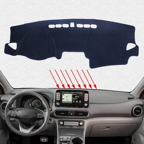 Dashboard Cover Mat Custom Interior Accessories Dash Covers Reduces Glare Eliminates Cracking for Toyota RAV4(2019 2020 2021 2022) RAV4 Prime 2021 2022 in Saudi Arabia