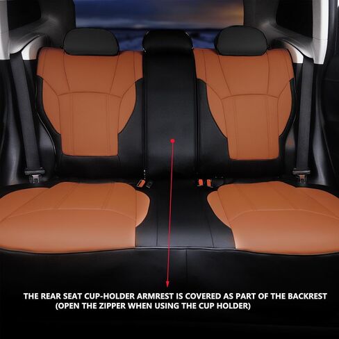 Full Coverage Leather Car Seat Covers for Subaru Forester 2014 2015 2016 2017 2018 - Custom Fit, 360° Protection,Tailored Design - Black in Saudi Arabia