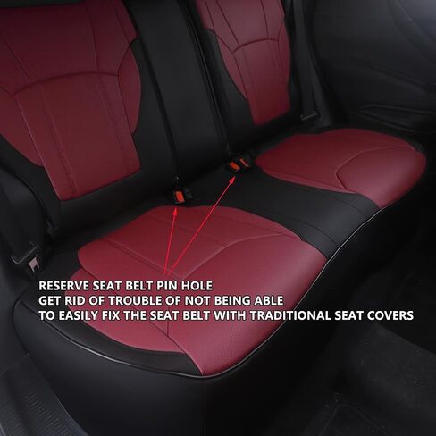 Full Coverage Leather Car Seat Covers for Subaru Forester 2014 2015 2016 2017 2018 - Custom Fit, 360° Protection,Tailored Design - Black in Saudi Arabia