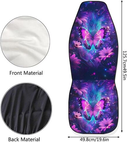 American Flag Deer Car Seat Cover Hunting Style Front Seat Covers 2 pc, Women Men Vehicle Seat Protector Car Mat Covers, Universal Fit Most Vehicle, Cars, Sedan, Truck, SUV, Van in Saudi Arabia