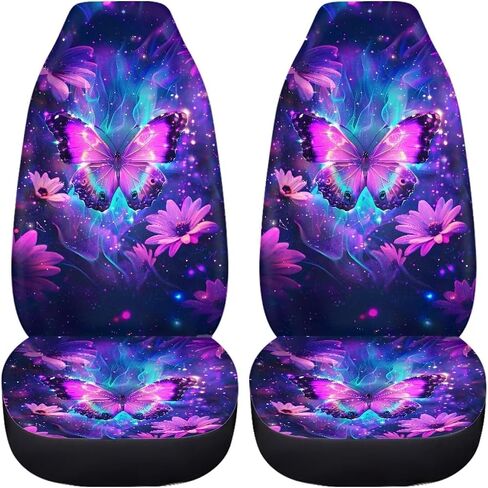 American Flag Deer Car Seat Cover Hunting Style Front Seat Covers 2 pc, Women Men Vehicle Seat Protector Car Mat Covers, Universal Fit Most Vehicle, Cars, Sedan, Truck, SUV, Van in Saudi Arabia