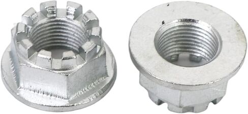 Dokili Rear Axle Castle Nuts & Pins for TRX250EX Sportrax 250 2001-2008 (Set of 2) in Kuwait