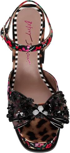 Betsey Johnson Women's Lilie Heeled Sandal in Saudi Arabia