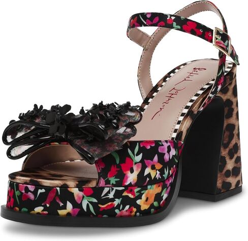 Betsey Johnson Women's Lilie Heeled Sandal in Saudi Arabia