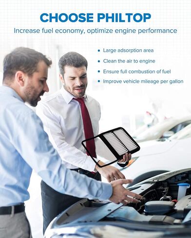 PHILTOP Engine Air Filter, EAF020 (CA10159) Replacement for Prius (2004-2009) Air Filter in Saudi Arabia