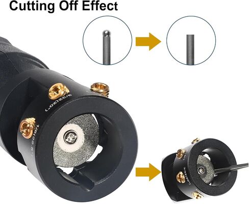 3mirrors ALUMINUM Tungsten Electrode Sharpener Grinder TIG Welding Tool Single Column Open Design w/Cut-Off Slot Multi-Angle &Offsets, Horizontal Hole, 4 Screw Holes &2X CNC Mandrel &5X 25mm Wheels in Saudi Arabia