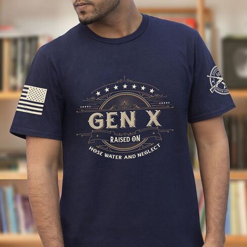قميص Gen X Raised On Hose Water and Neglect، قميص Gen X للنساء، قمصان Gen X للرجال، قميص الجيل X 3 in Saudi Arabia