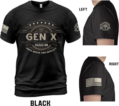 قميص Gen X Raised On Hose Water and Neglect، قميص Gen X للنساء، قمصان Gen X للرجال، قميص الجيل X 3 in Saudi Arabia