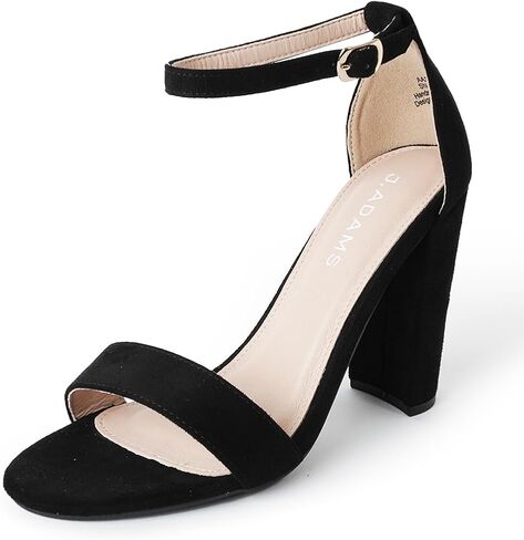 J. Adams Shirley Heels for Women - Ankle Strap High Heel Dressy Sandals in Kuwait