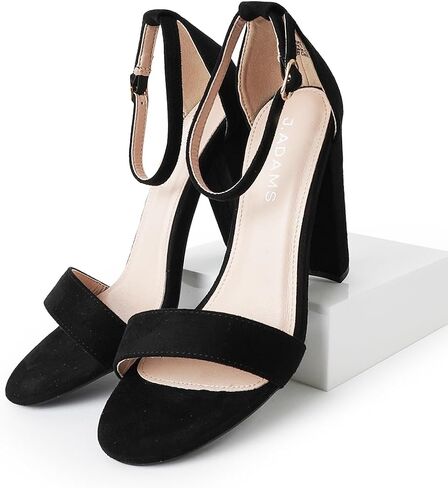 J. Adams Shirley Heels for Women - Ankle Strap High Heel Dressy Sandals in Kuwait