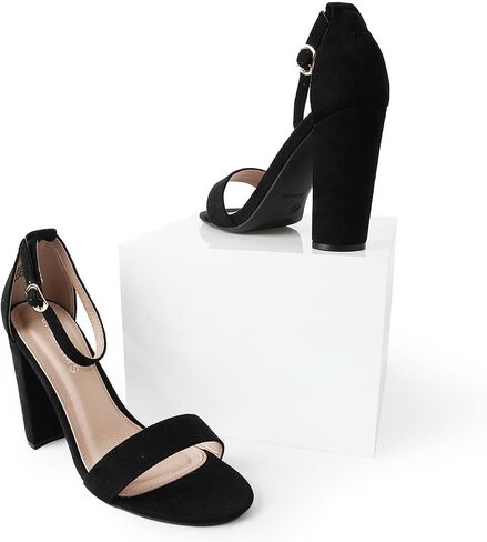 J. Adams Shirley Heels for Women - Ankle Strap High Heel Dressy Sandals in Kuwait