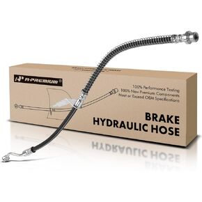 A-Premium Front Driver Brake Hydraulic Hose Compatible with Select Hyundai Models - Accent 2012 2013 2014 2015 2016 2017 - Replace# 587311R000