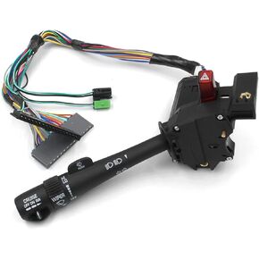 Nakuuly Multifunction Turn Signal Switch Compatible with 1999-2002 Chevy Silverado Suburban Tahoe Avalanche & GMC Sierra Yukon Combination Wiper Arm Lever Replaces # 26100839 3441937