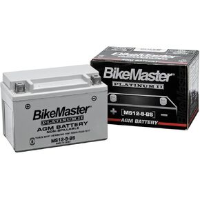 BikeMaster Platinum Batteries MS12-12-BS