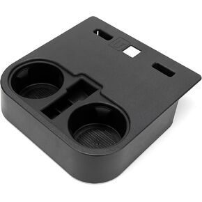 حامل أكواب وحدة التحكم الأمامية متوافق مع 2015-2020 Ford F150 و2017-2022 Ford F250 F350 F450 Super Duty، حامل أكواب مركزي أسفل المقعد الأمامي يحل محل HC3Z-2813562-AB in Kuwait