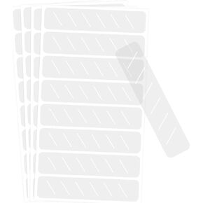 Clear Tamper Evident Stickers, 3/4 x 3 1/2" Adhesive Security Warranty Void Stickers Waterproof Sealed Labels for Food Delivery,File Folder Sealing,Food Package 300Pcs