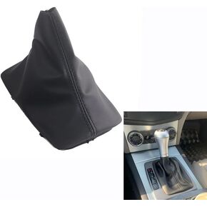 Automatic Leather Car Shift Gear Knob Lever Gaitor Boot Cover for M-ercedes B-ENZ W204 C204 C63 C300 C250 W207 A207 W212 2008 2009 2010 2011 2012 2013 2014