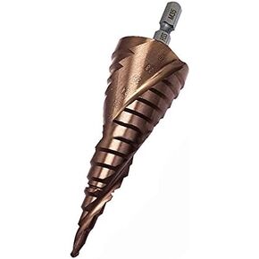 HSS-CO M35 Step Drill Bits Cut Tool， Step Drill for DIY Woodworking, Plastic Wood 3-12mm