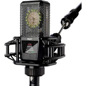 Lewitt RAY Microphone with Autofocus for Your Voice - Mute by Distance and Mute Button - for Podcasts, Streaming, Content and Music in Studio Quality - 1" Studio Condenser Capsule