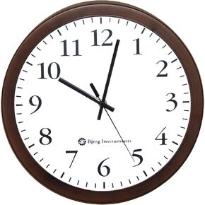 Modern 12" Steel Enclosure Silent Wall Clock with Non Ticking Movement (Black)