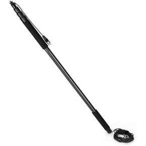 PROAIM 12ft Carbon Fiber Boom Pole for Microphones/Audio Recording. 20ft Long XLR Cable. for Boom Operators & BTS Recorders
