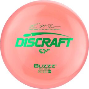 Discraft ESP Buzzz Paul McBeth 6X Signature Series 173-174 Gram Mid-Range Golf Disc