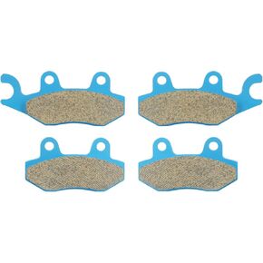 Front Left & Right Brake Pads Ceramic Organic for Kawasaki Teryx Teryx4 750/800 2008-2023, Brute Force 650/750 2005-2023 715500336, 715500335, 43082-0022, 43082-0023 - 2 Set
