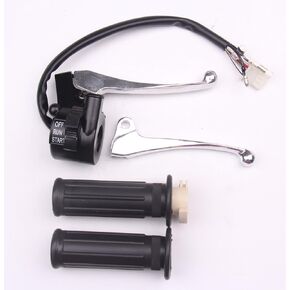 BH-Motor New Twist Throttle Housing Switch Right ＆ Left Brake Lever for Yamaha PW50 PY50 Pit Bike