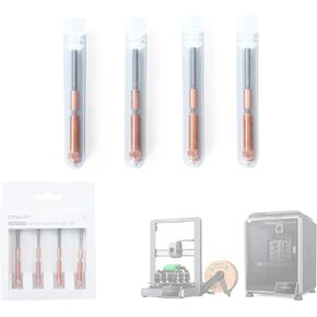Creality Unicorn Quick-Swap Nozzle Kit (4PCS) for 3D Printer Ender-3 V3, K1C, Swift Installation, High-Flow Printing, Upgraded Material, Multiple Aperture Options, 0.4mm x 2, 0.6mm, 0.8mm