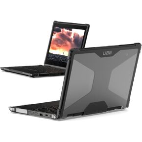 ﻿﻿URBAN ARMOR GEAR UAG Designed for Lenovo 300E Chromebook (2nd Gen, AST) (82CE) Case, 11.6-inch Laptop for Education - Shock Absorbing, Rugged Lightweight Drop Protective Cover, Plyo Transparent Ash