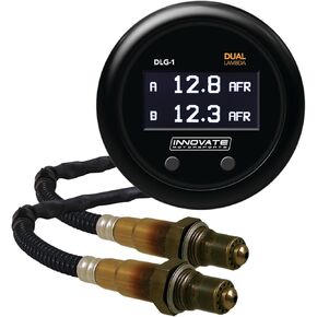 Innovate Motorsports 3891 38910 DLG-1 Dual Wideband Air/Fuel Ratio Gauge Kit