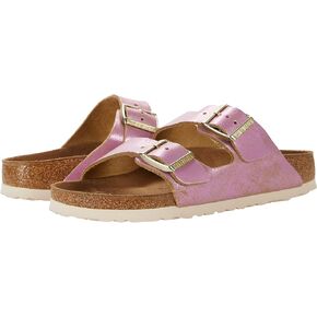 Birkenstock Arizona Washed Metallic Metallic Pink Suede EU 36 (US Women's 5-5.5) Narrow