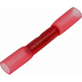 Dorman 85244 22-16 Gauge Butt Weather Proof Connector, 50 Pack, Red, 50 Pack