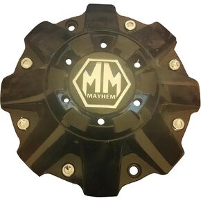 Wheel Center Cap for Mayhem Wheels C108040B01 81222090F-1 C108010B C806801-1CAP Gloss Black Center Cap