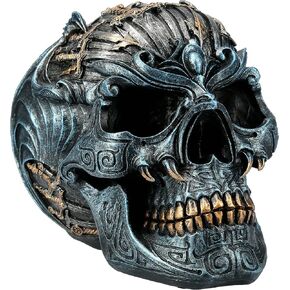 Pacific Giftware Fantasy Warrior Sword Skull Collectible Resin Home Decor Statue