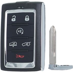 Smart Key Fob Remote Replacement Fits for Jeep Wagoneer 2021 2022 2023 M3NWXF0B1 Keyless Entry Remote Control 68582671 68425092